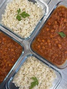 Chili sin carne d'hiver et riz jasmin complet
